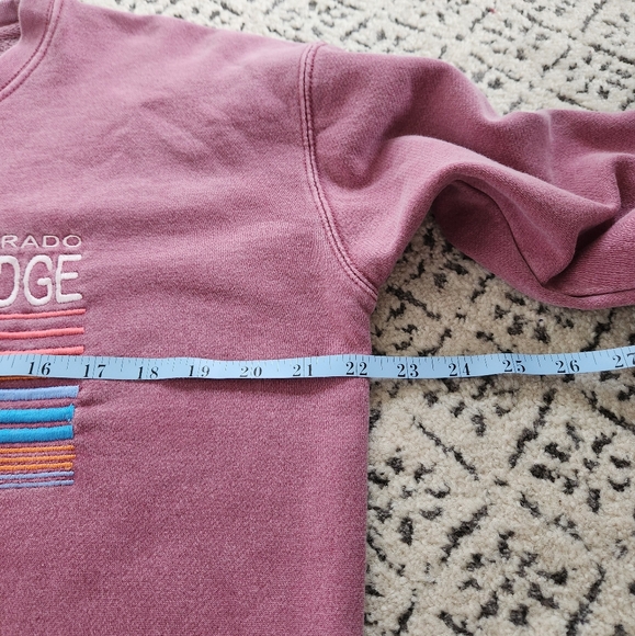 U.S. Vintage Wash Breckenridge Colorado Sweatshirt Embroidered Crewneck Graphic - Picture 5 of 10